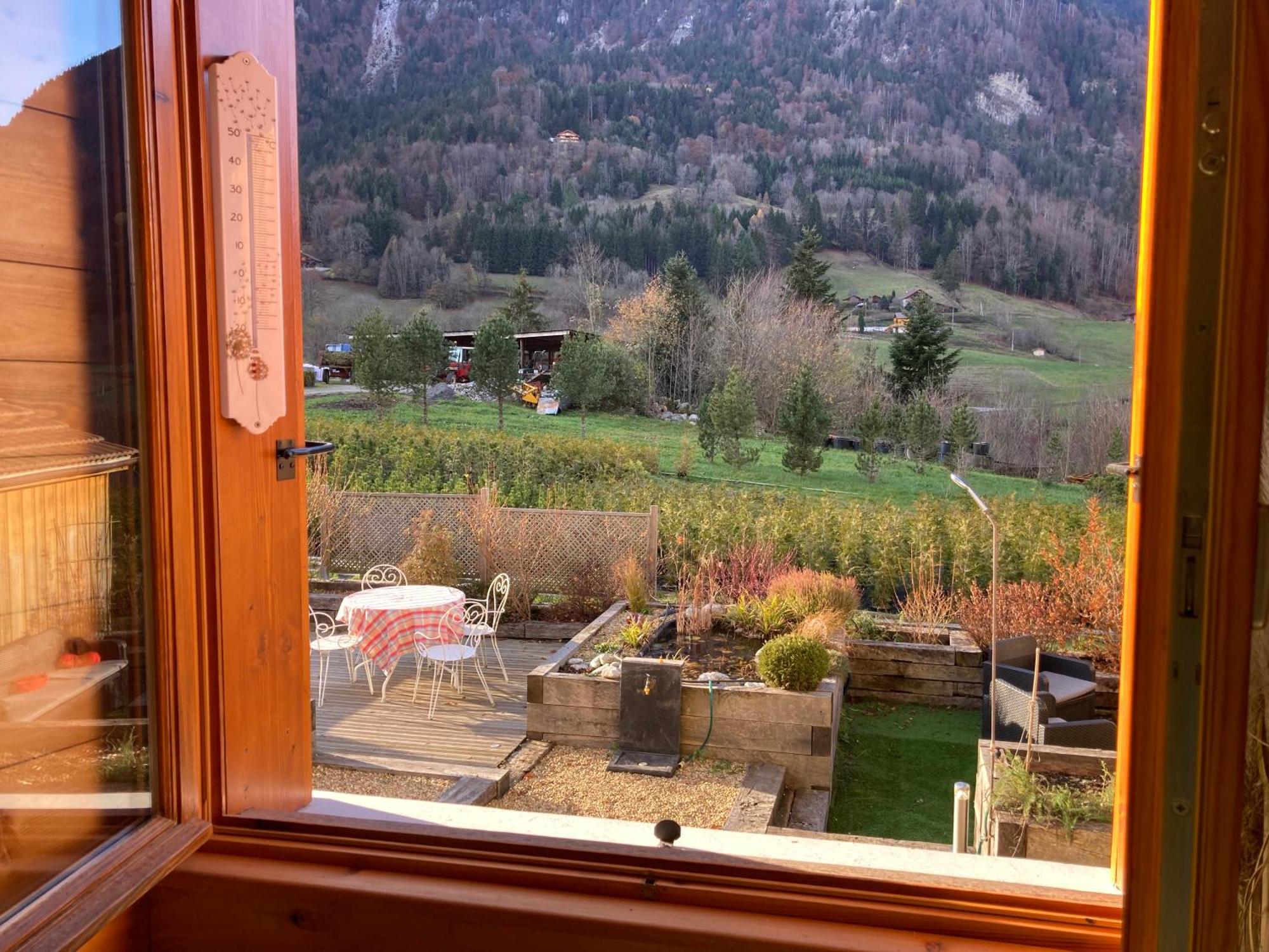 L'echo Des Vue Montagne Centre Village Sauna & Grill Chalet Glieres-Val-de-Borne